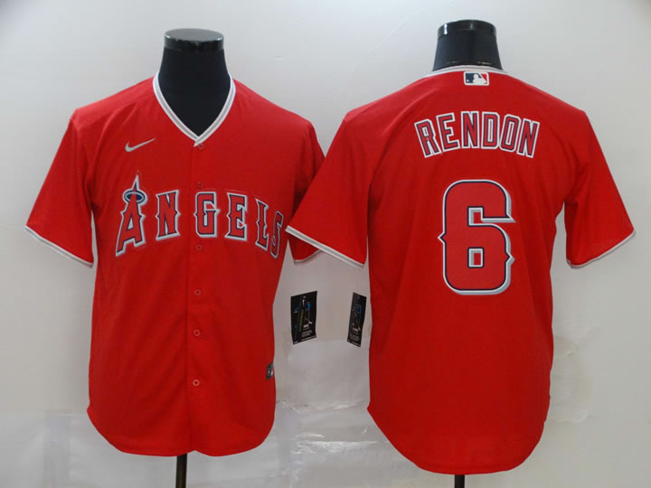 Angels 6 Anthony Rendon Red 2020 Nike Cool Base Jersey,We sell and wholesale Angels 6 Anthony Rendon Red 2020 Nike Cool Base Jersey on line form chian!